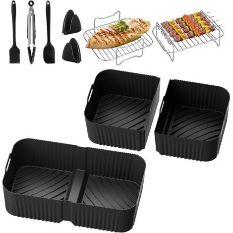 Plaque de cuisson en silicone résistante aux hautes températures pour friteuse à air chaud AF500 (intégrée et séparée) - Accessoires pour friteuse à air chaud 2 en 1 (1/5)