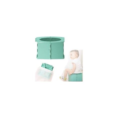 vert, Pot Pliant Voyage Portable Pot Voiture Pliable Enfant Toilettes Pliantes pour Enfants Déplacement Enfants Pot Extérieur Siège Toilette Garçons s Toilettes Voiture Pliable Bébé (1/5)
