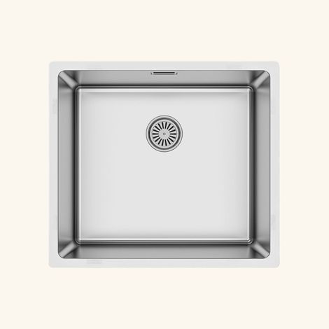 Evier inox sous-plan SUZON 1 bac 490x440 (1/4)