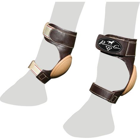 Skid boots cuoio Professional's Choice PCSKB100 reining roping