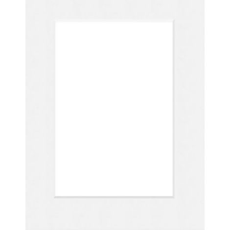 Passe-partout Deha 59,4 x 84,1 cm (DIN A1) pour photos au format 42 x 59,4 cm (DIN A2), blanc brillant (1/5)