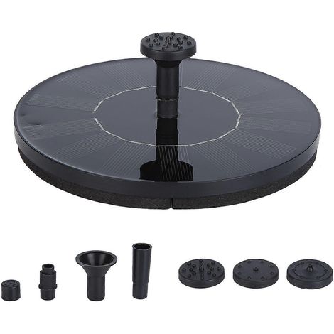 Pompe solaire 7V pour fontaines, idéale pour les piscines extérieures, les bassins de jardin et les aquariums. (1/5)