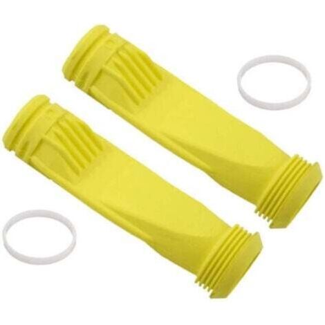 (2 pieces) W69698 Membrane compatible with Zodiac Baracuda G3 G4 automatic pool cleaning robot with W81600 retaining ring, white--DTEKGAZ