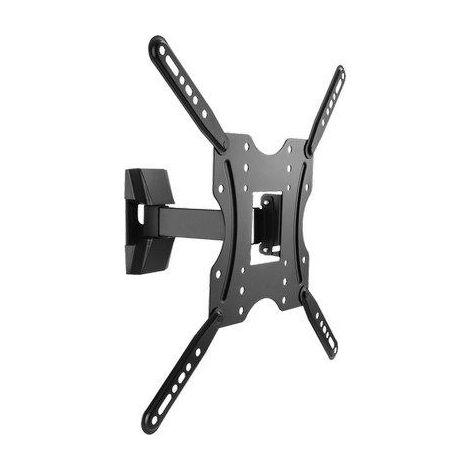SUPPORTO TV PIATTA BR LED 40 BRAVO ACCIAIO VERNICIATO NERO 32/55 45 ° KG 30