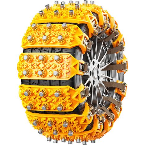 Rutschfeste Gummikettenteile für sicheres Fahren, Rindersehnentyp, Notfalltyp, rutschfest, Schnee, Schlamm, Automobil.