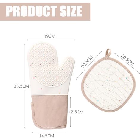 Küchenhandschuhe (Paare), Ofenhandschuhe, hitzebeständige Ofenhandschuhe, hitzebeständige Silikon-Küchenhandschuhe, geeignet zum Kochen.