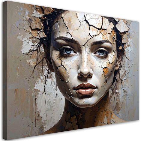 Impresión de Imagen Retrato de mujer hormigón abstracción 30x20 (1/5)