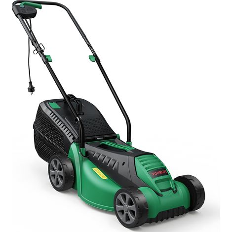 Tondeuse à Gazon électrique - 1600 W - Largeur de Coupe 32 cm - Bac de Ramassage 30 L - 3 Hauteurs Réglable - LM-320 (1/5)