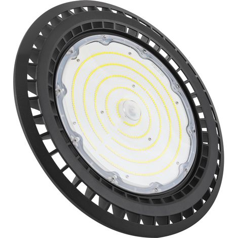 Grande Baie LED 200W 36 000Lm 6000ºK  IP65 Driver Lifud Flicker Free Intensité variable 0-10V 100 000H [1916-HVUFO200W-H-CW (1/8)