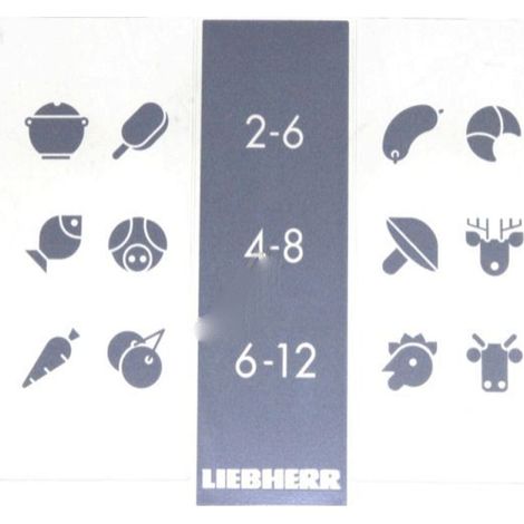 Ersatzteil - Kühlschrank Infoplatte -  - LIEBHERR
