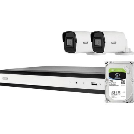 Telecamera videosorveglianza abus tvvr36423t 2 telecamere poe 1920 x 1080 (1/5)