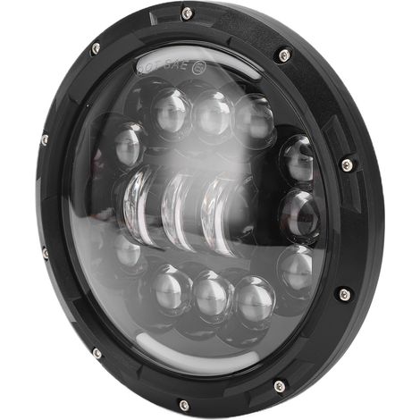 Phare LED 7 pouces 75W Blanc Ambre IP68 Étanche Remplacement pour Wrangler TJ 1997-2006 (1/5)