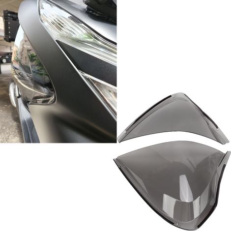 1 Paar Beinschützer, Windschutzscheibe und untere Windabweiser für Motorrad, kompatibel mit Honda PCX 160 2021-2022 (1/5)