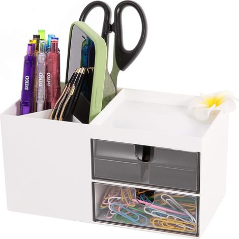 Support Stylo - Organisateur De Bureau Multifonction - Pour Bureau Maison École - 6,8 x 3,5 x 3,5 Pouces - 1 Pièce (1/5)