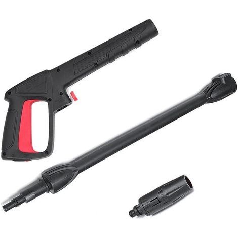Pistola de agua a alta presión para limpieza de coches, compatible con Bosch AQT y Black & Decker, hidrolimpiadora con clip, 16 MPa, pistola de liberación rápida, 2350 PSI. (1/5)