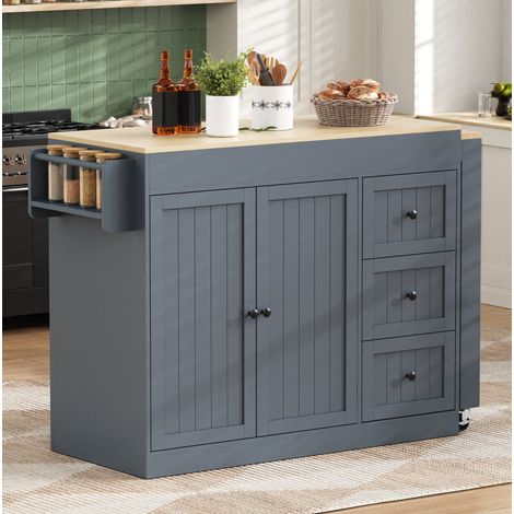 Mueble auxiliar cocina con encimera extensible OKMYHOME (1/5)