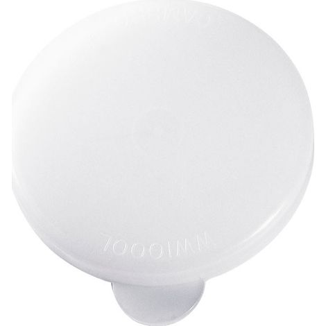 Couvercle pour carafe 0.25 L - 6 x 5 x 1 cm - Blanc - Lot de 12 - Cambro
