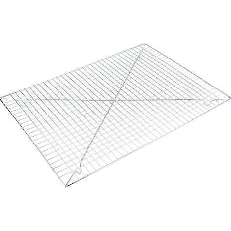 Grille de refroidissement pour gâteaux et biscuits, grille de refroidissement pour gâteaux et pains, filet de refroidissement galvanisé antiadhésif, 46 x 33 x 2,8 cm (1/5)