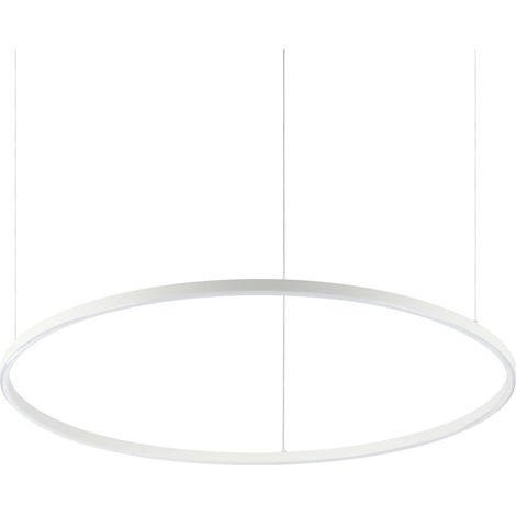 Sospensione Moderna Oracle Alluminio-Materie Plastiche Bianco Led 43W K Luce