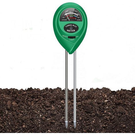 Testeur Humidité Plante, Testeur Plante 3-en-1 pour Sol Humidité/Fertilité/pH pour Entretien Plantes, Soil Moisture Meter Soil Tester pour Jardin, pelouse, Ferme, intérieur et extérieur (1/5)