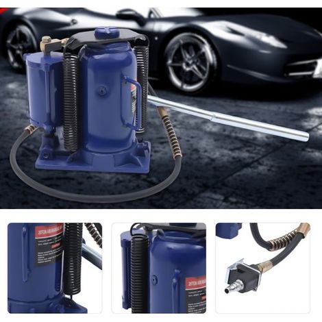 20 Ton Pneumatic Air Hydraulic Bottle Jack w/ Manual Hand Pump Car Van Truck UK (1/5)