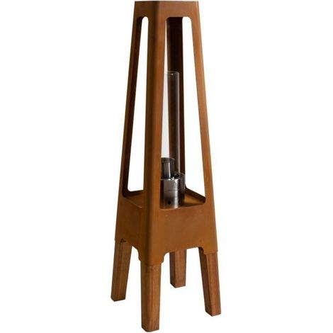 Masuria Gartenlampe Nexo Corten Steel Biobrennstofflampe Gartenfeuer (1/5)