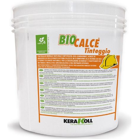 Kerakoll BIOCALCE TINTEGGIO murale naturale certificato traspirante 4 LT