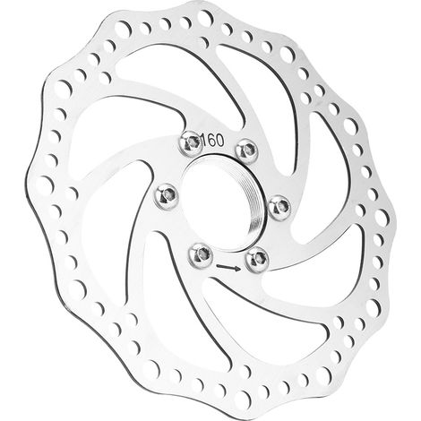 Adaptateur de disque de frein 160mm pour moyeu fileté 6 trous VTT vélo tout terrain