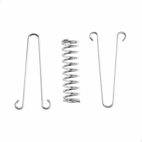 Boucle Ressort Tension Fixation Store - Voile D'ombrage Fixations Accessoires en Acier Inoxydable avec 4 Ressorts HéLicoïdaux 8 Mousquetons pour Tentes Auvents Camping, 4 Pcs (1/4)