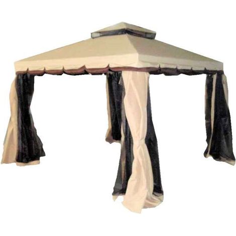 Gazebo Alluminio Colonna Zanzariera 3X3 Vette 06274