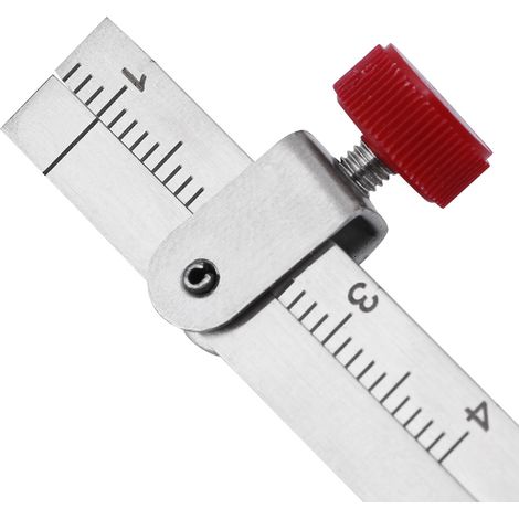 jauge interne en acier à usage unique pour le contrôle de l'alignement de l'écart à la racine lors du soudage, 0-4 mm (1/5)