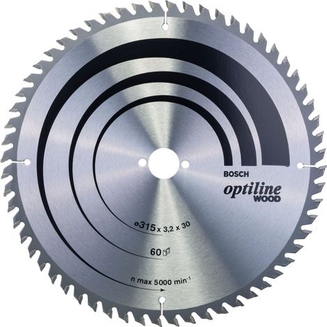 2608640651 - Lama per sega circolare Optiline Wood 315 x 30 x 3,2 mm, 60