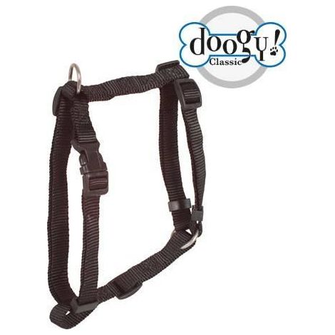 Harnais classique noir Doogy Gamme Essentiel Taille : T2 (1/3)