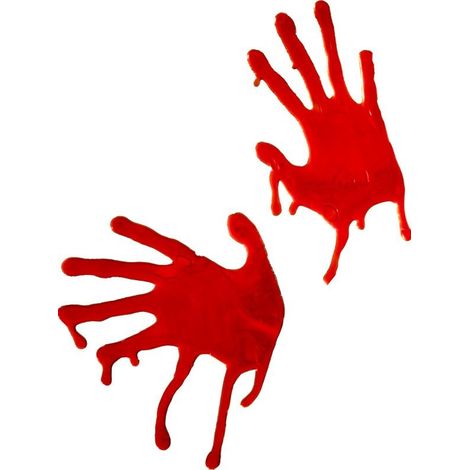 Horrible Blooded Hands - Red - For Window Decoration Only - 36847