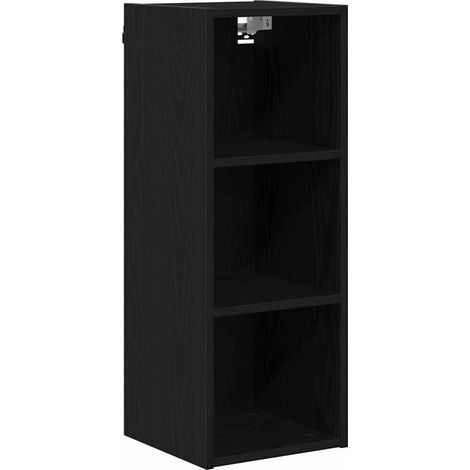 Maison Exclusive - Armadio pensile Rovere Nero 30 x 29,5 x 80 cm Legno multistrato