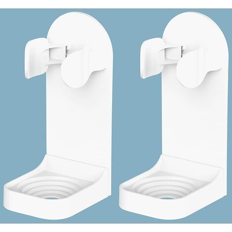 Lot de 2 Support Brosse a Dent Electrique, Porte Brosse à Dents Electrique , Support Mural Brosse a Dent Electrique Adhésif Solide Réglable Organisateur Brosse a Dent de Salle de Bains (1/5)