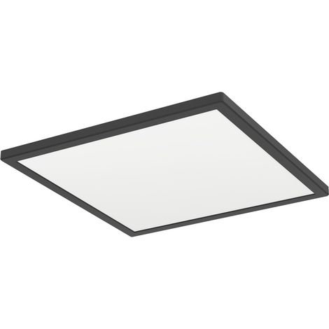 Lampe de salle de bain avec télécommande Rovito-R Carré - Noir - 39x39cm - 901456