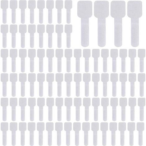 Kit di fissaggio per rete per gatti - 80 pezzi - Plastica - Adesivo - Per interni/esterni - Sicuro (1/4)