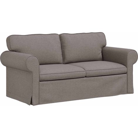 Canapé Taupe 175 x 82 x 80 cm tissu (1/5)