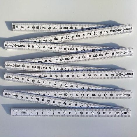 Mètre pliant 10 sections 2 m (1/3)