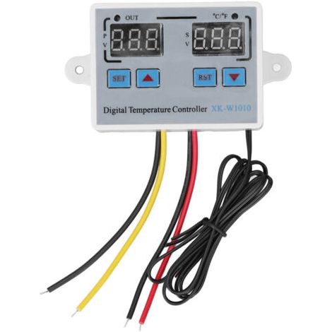 QORVA-Thermostat à affichage numérique de haute précision, panneau de contrôle de température Miniature, interrupteur de fonction (1/4)