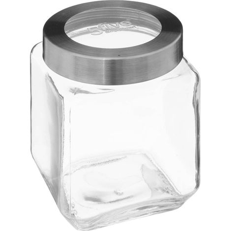 Einmachglas glas deckel kontur stahl miro 1,2l - 5five