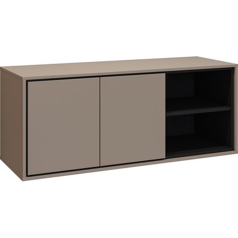 Armario colgante para baño Tecavu 104, Congo, Montada en la pared, Número de puertas: 0, 51x120x48cm, MDF, Aglomerado laminado, Número de cajones: 0