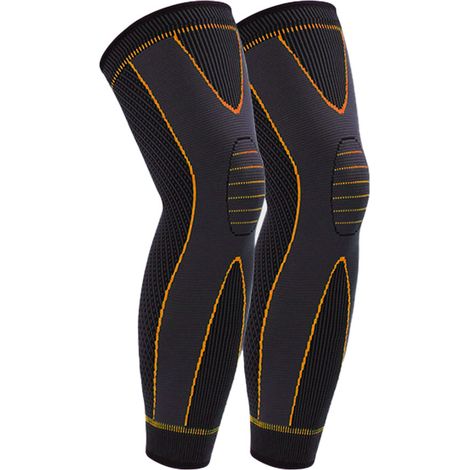 Genouillère Longue - Compression Mollet Cuise - Pour Activités Sportives et Douleurs Articulaires - Taille Unique (1/5)