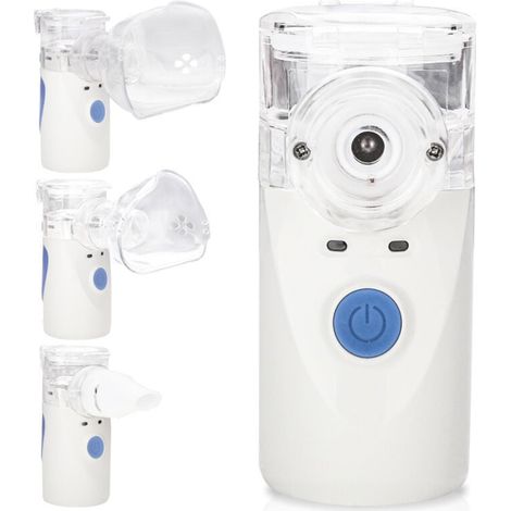 ALOVZE Handvernebler, Zerstäuber, Dampfinhalator, Netzvernebler, Haushaltssprüher, Zerstäuber, tragbarer elektrischer Vernebler, USB-Gerät für Kinder und Erwachsene (1/4)