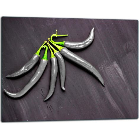 Schneidebrett aus Glas, 52x40 cm, Chili (1/5)