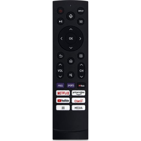 Télécommande TV Compatible avec Hisense ERF3G90H, sans Commande Vocale (1/5)