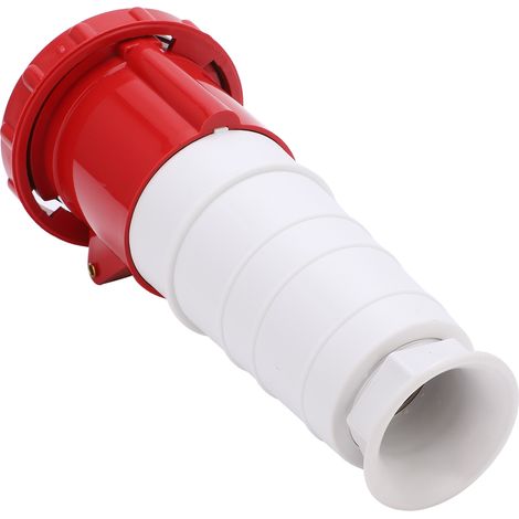 Prise industrielle 380415V 63A 5 broches 3P+N+T IP67 étanche pour applications ferroviaires et hydrauliques (1/5)