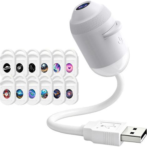 Ciel étoilé Projecteur Lumière - USB Veilleuse avec Adjustable Brightness – Couleur