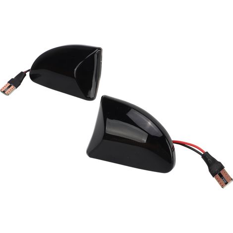 Feu de position latéral fumé noir, lumière jaune, résistant au vieillissement, de remplacement pour Smart Fortwo Cabrio A451 (1/5)